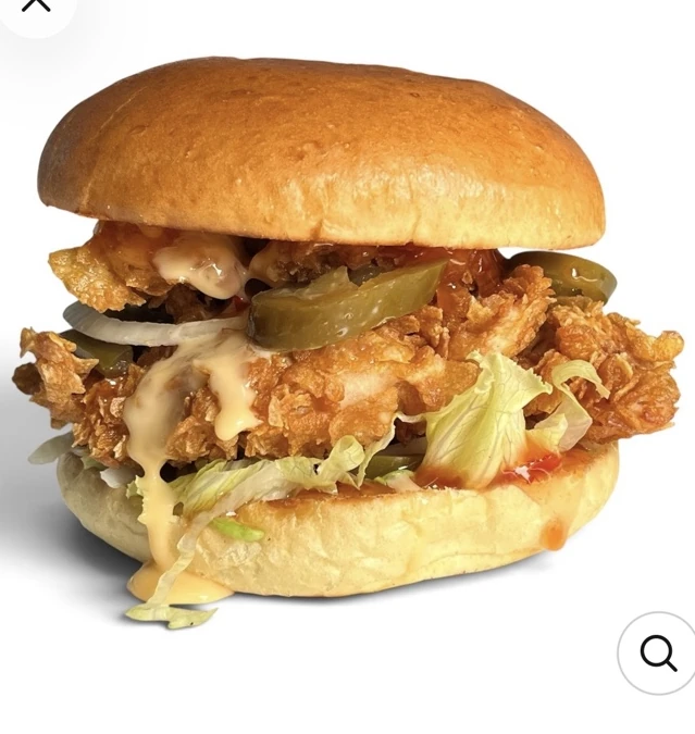 Photo authentique du Chilli Chicken Stack