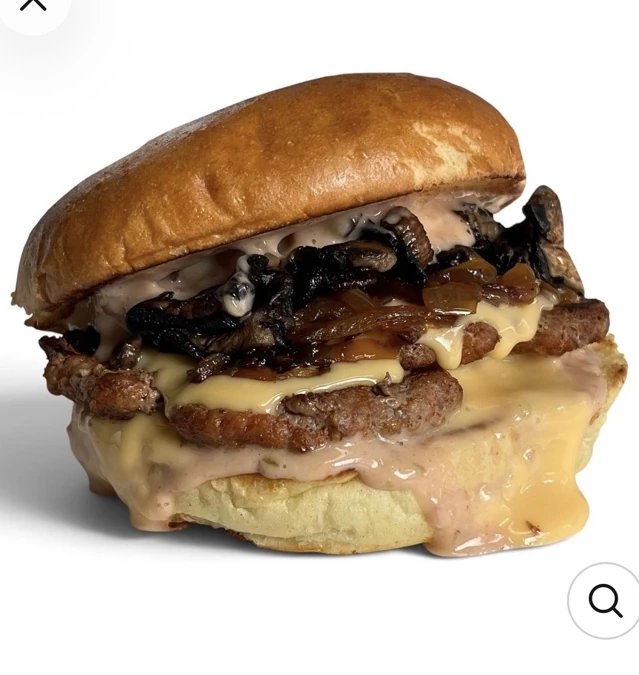 Photo authentique du Mushroom Beef Stack